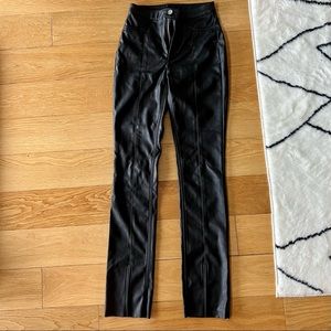 Vegan Leather Pants